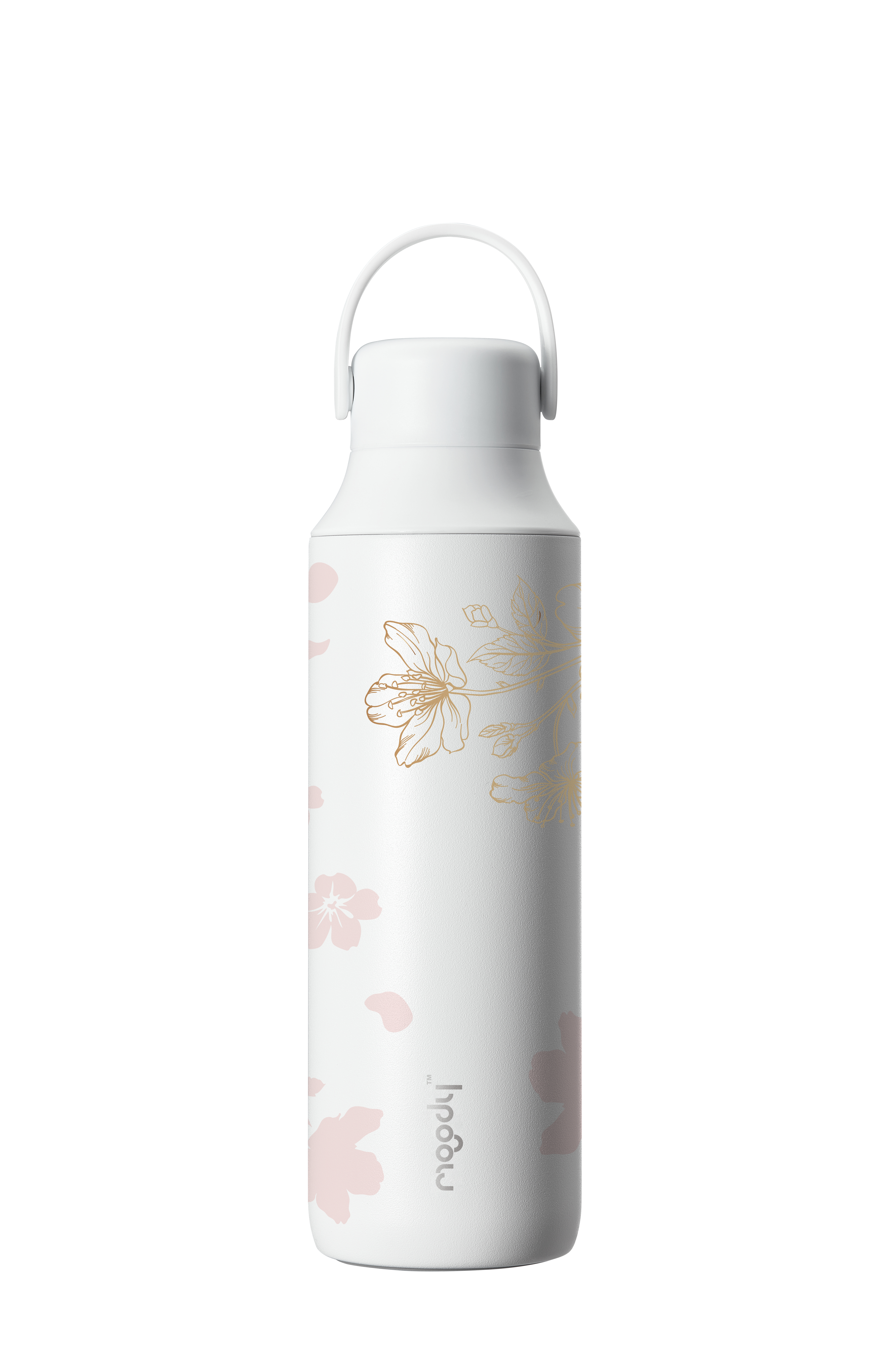 樱花渐变保温瓶